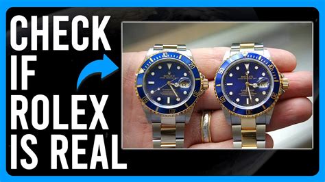 how to check if rolex is real.